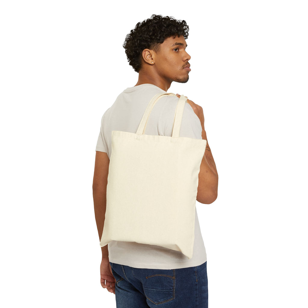 Patriotic 'Coming Home Under a Flag' Cotton Canvas Tote